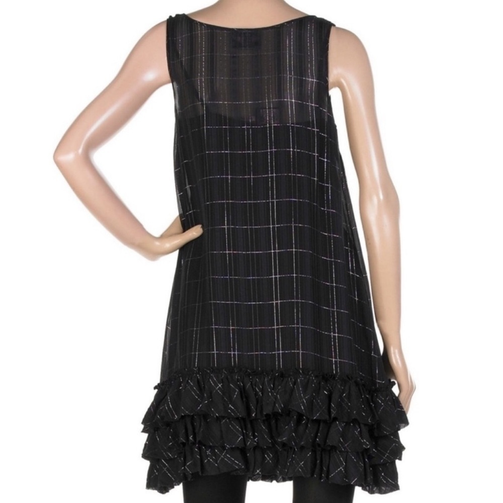 Juicy Couture Ruffle Hem Sleeveless Shift Dress - Picture 2 of 9